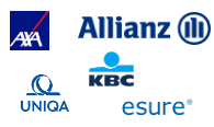 AXA, Allianz, KBC, Uniqa, esure